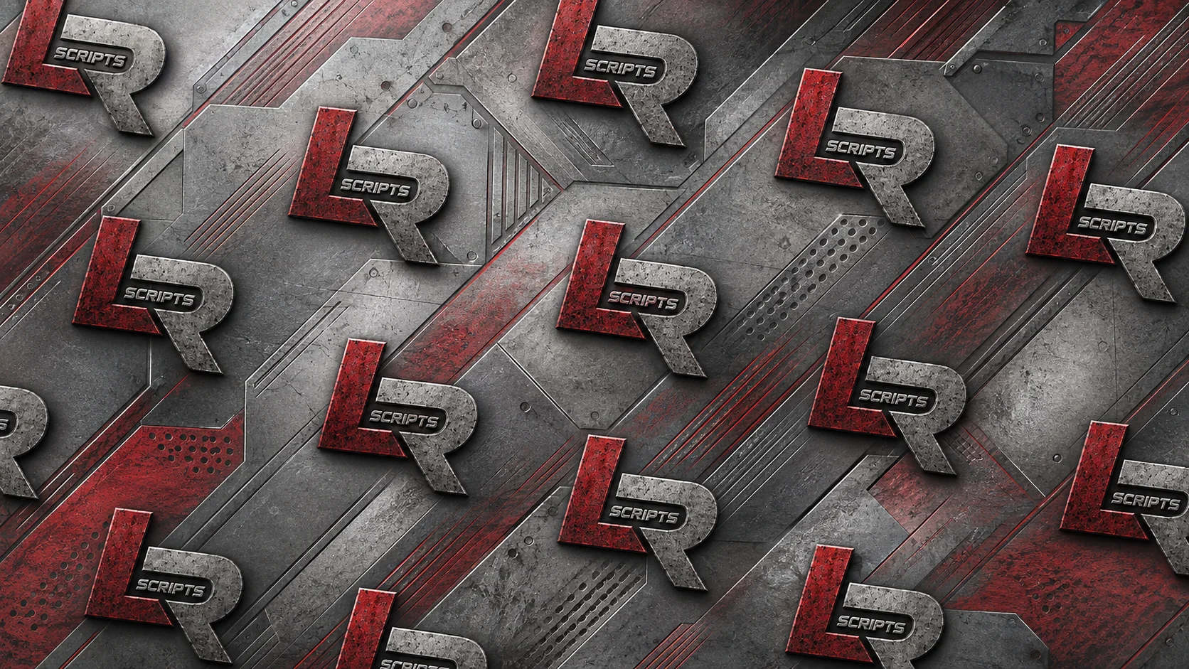 LRSCRIPTS metallic brand pattern