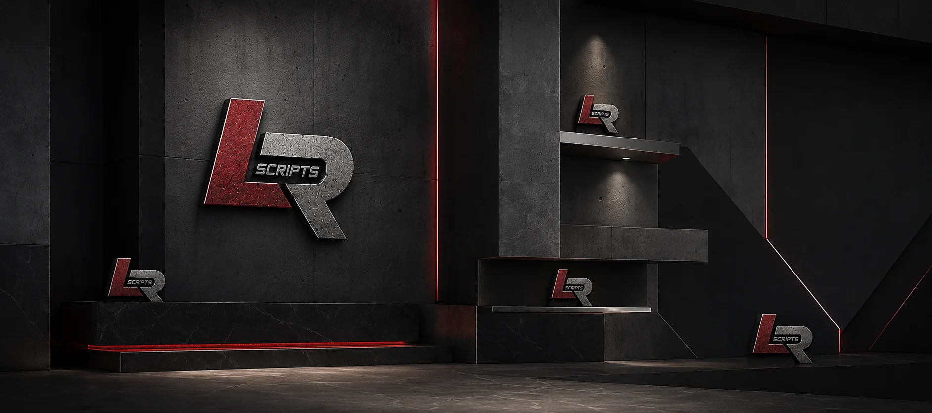 LRSCRIPTS premium industrial showroom